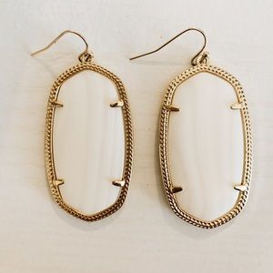 Kendra Scott Danielle Earrings Ivory & Gold
